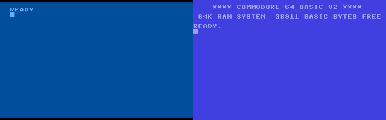 Atari & Commodore screen